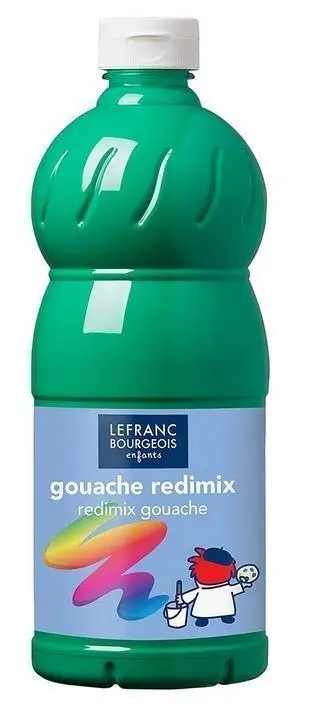 LEFRANC BOURGEOIS Gouachefarbe 1.000 ml, grasgrün (EAN: 3013641880341)