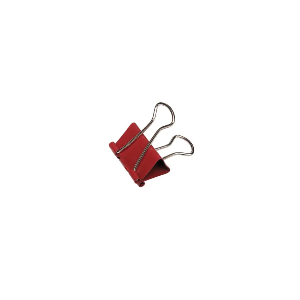 MAUL mauly Foldback-Klammer, rot, (B)19 mm, Inhalt: 12 Stück (EAN: 4002390008617)