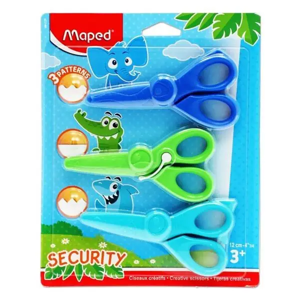 Maped Konturenscheren-Set KIDICRAFT, 3er Set auf Blister (EAN: 3154149817276)