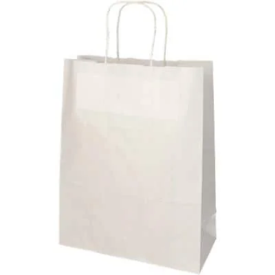 PAPSTAR Papier-Tragetasche, 280 x 220 x 100 mm, weiß (EAN: 4002911888506)