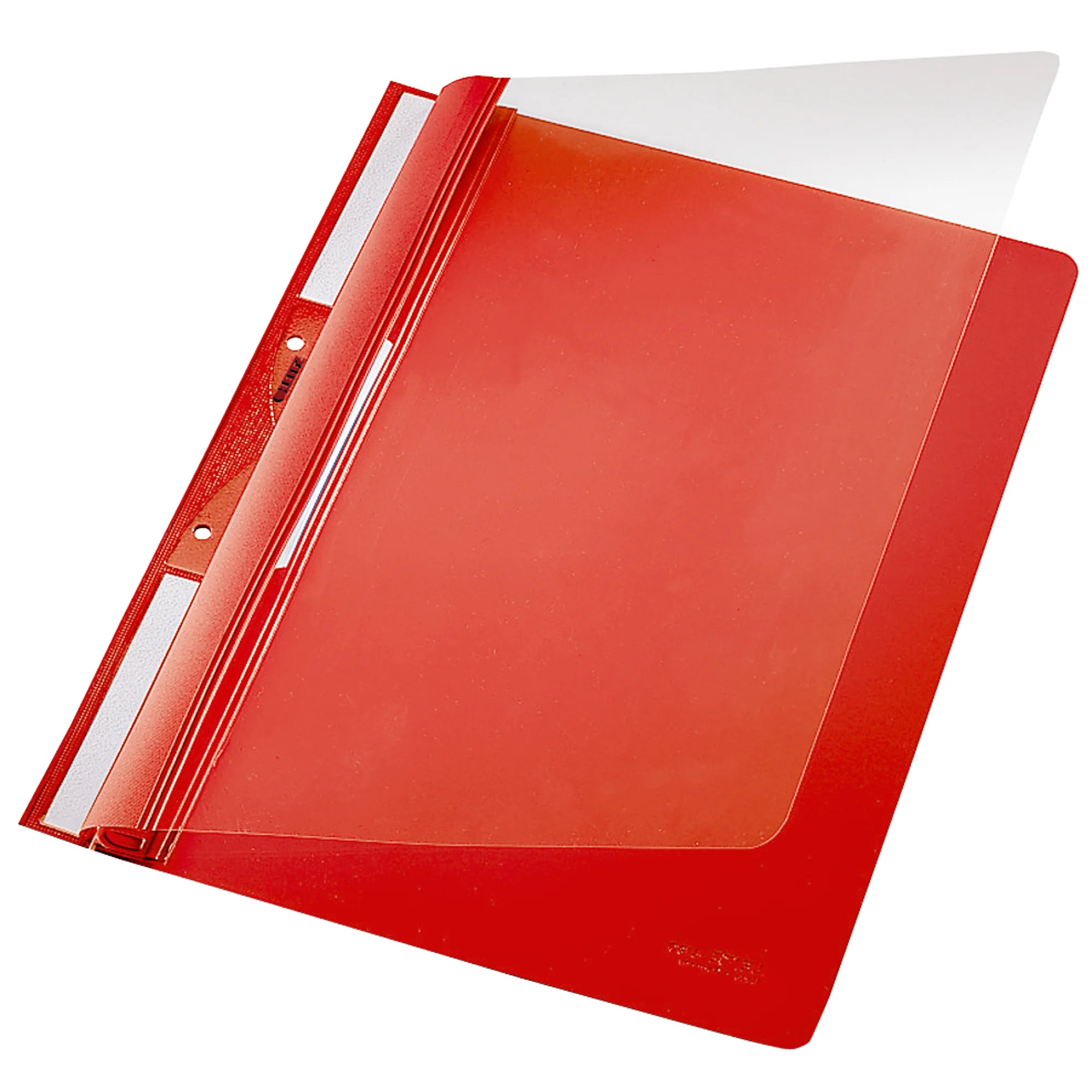 LEITZ Einhänge-Schnellhefter Universal, DIN A4, PVC, rot (EAN: 4002432308453)