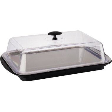 APS Thermo Tablett-Set, eckig, schwarz/transparent (EAN: 4004133090910)