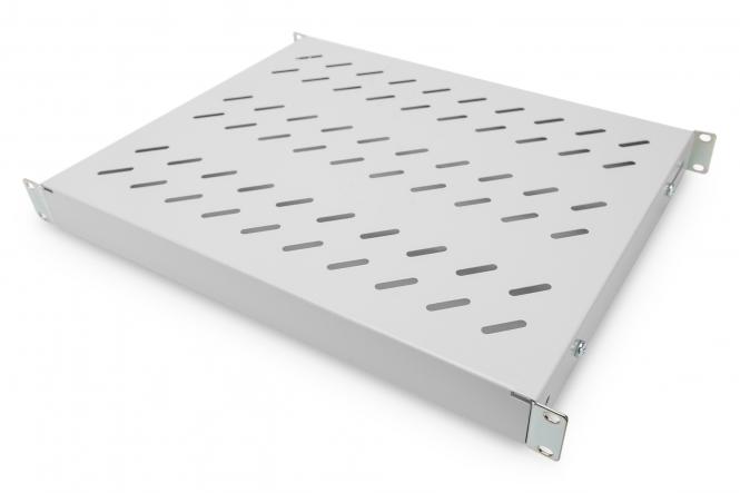 DIGITUS 19" Fachboden, 1 HE, Tiefe: 350 mm, lichtgrau (EAN: 4016032364962)