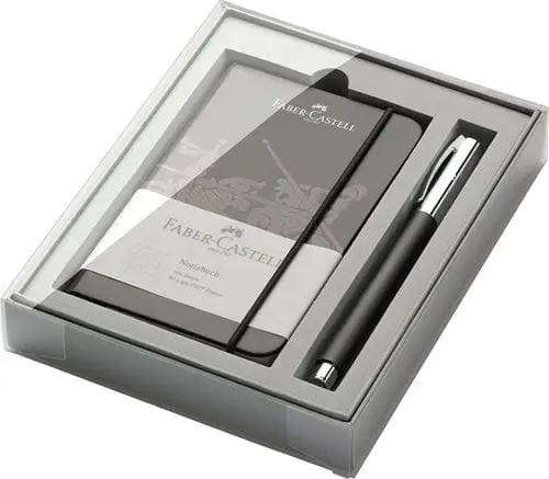 FABER-CASTELL Schreibgeräte-Set Ambition Edelharz, schwarz (EAN: 4005401496243)