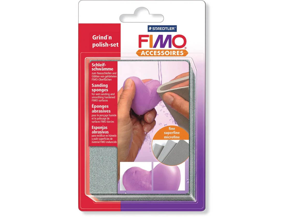 FIMO Schleifschwamm, auf Blisterkarte (EAN: 4007817870006)