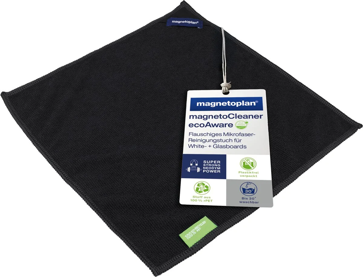magnetoplan Reinigungstuch magnetoCleaner ecoAware, schwarz (EAN: 4013695067049)