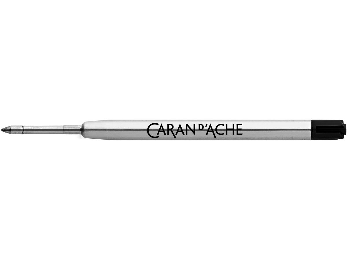 CARAN D'ACHE Tintenroller-Ersatzmine, M, schwarz (EAN: 7630002347044)