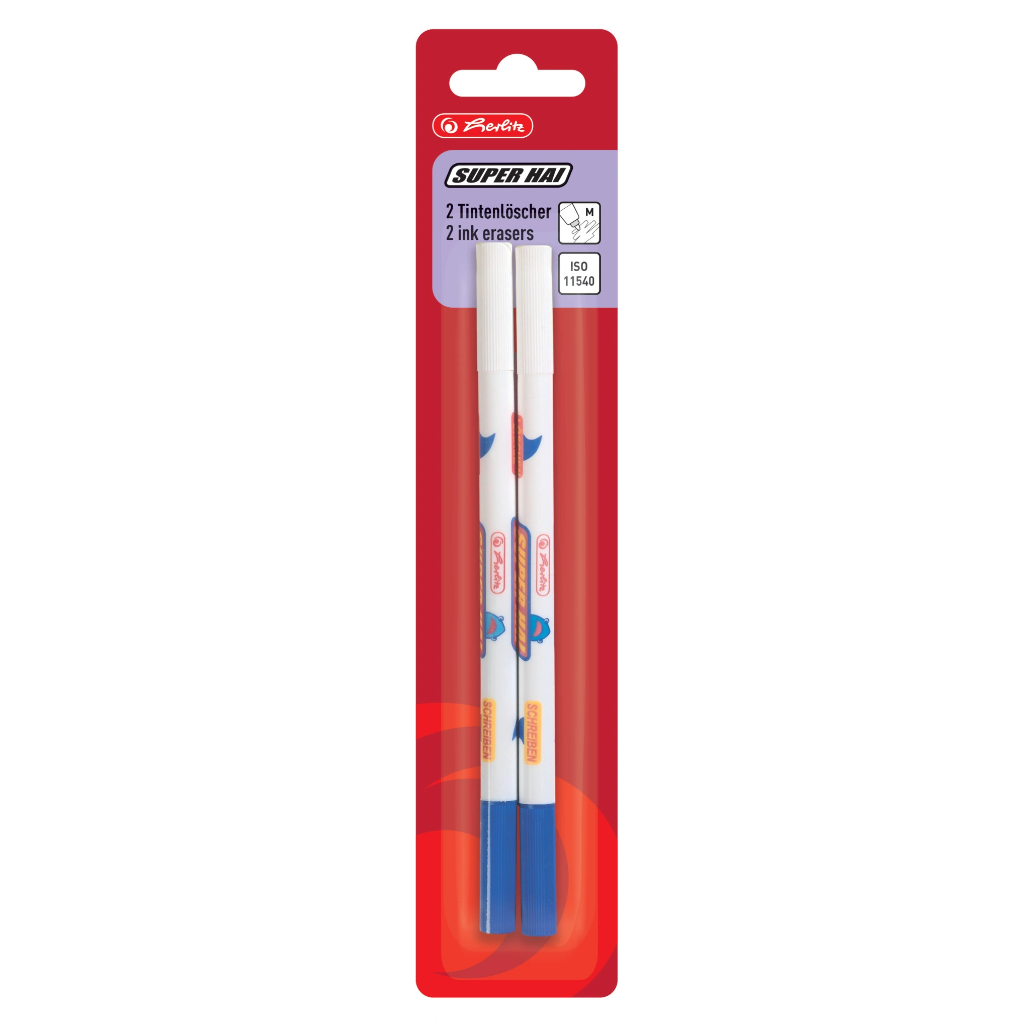 herlitz Tintenlöscher Superhai, Strichstärke: M (EAN: 4008118625104)