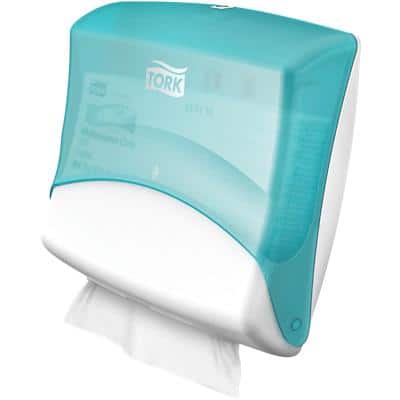 TORK Einzeltuchspender für Reinigungstücher, türkis/weiß (EAN: 7322540430349)