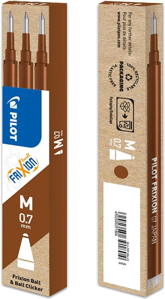 PILOT Tintenroller-Ersatzmine BLS-FR7, braun (EAN: 4902505391804)