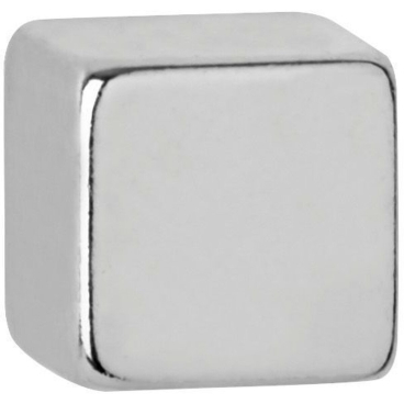 MAUL Neodym-Würfelmagnet, 7 mm, Haftkraft: 1,6 kg, silber (EAN: 4002390083508)