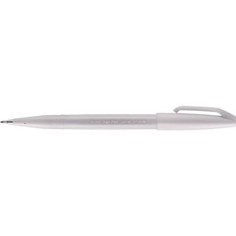 PentelArts Faserschreiber Brush Sign Pen SES15, hellgrau (EAN: 4902506365057)