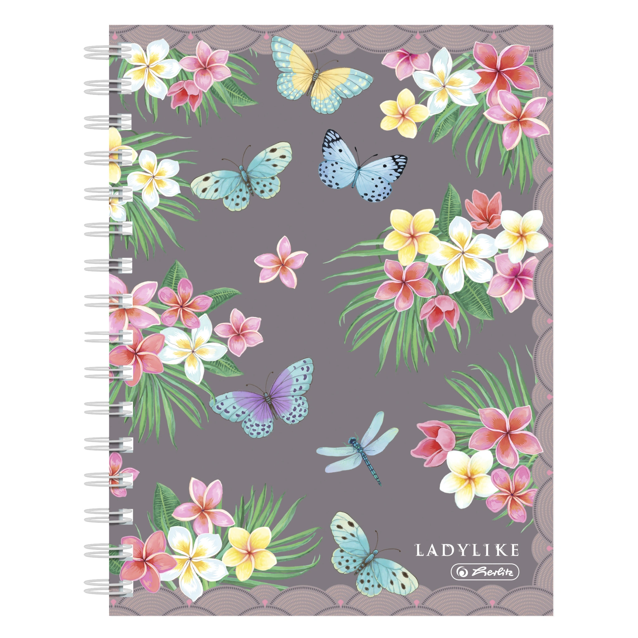 herlitz Spiralbuch Ladylike "Butterflies", DIN A5 (EAN: 4008110365787)