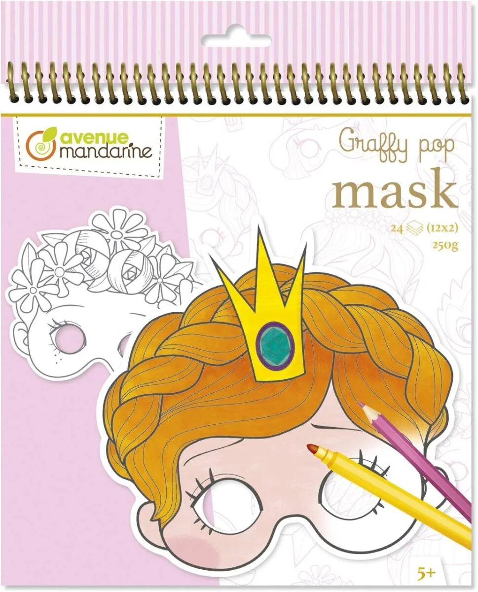 My Mandarine Maskenmalbuch "Girl" (EAN: 3609510520212)