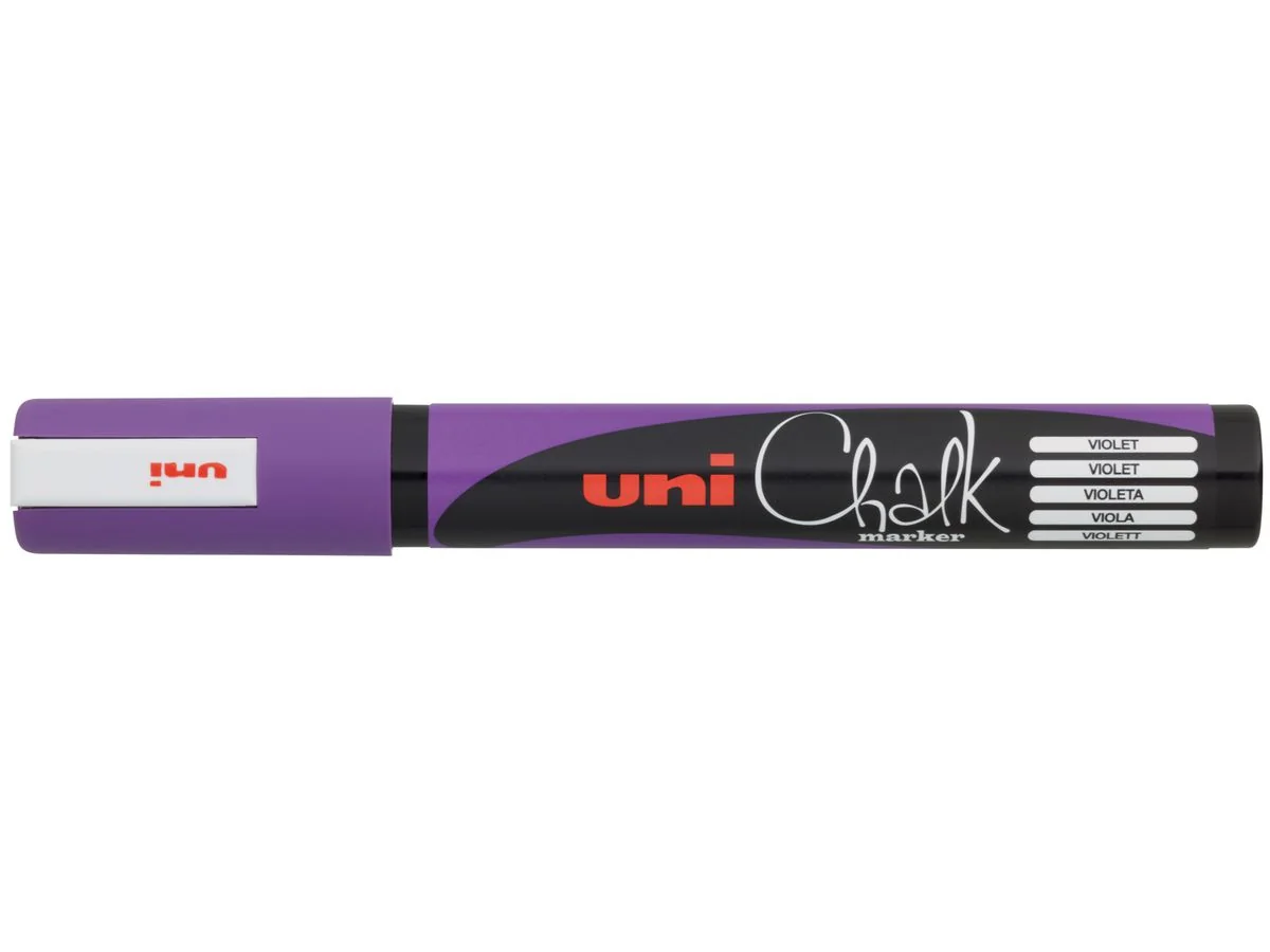uni-ball Kreidemarker Chalk marker PWE5M, violet (EAN: 4902778140086)