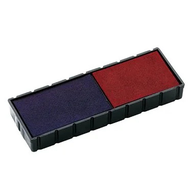 COLOP Ersatzstempelkissen E/12/2, blau/rot, Doppelpack (EAN: 9004362383840)