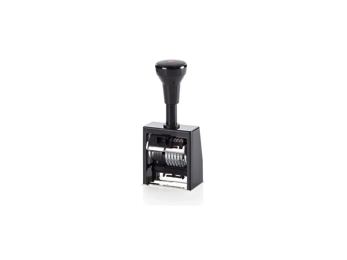 REINER Paginierstempel B6K, Schrifthöhe: 5,5 mm, schwarz (EAN: 4011170000086)