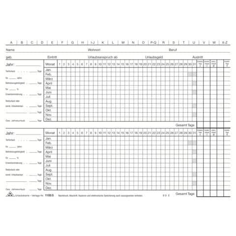 RNK Verlag Urlaubskarte, DIN A5 quer (EAN: 4002871185509)