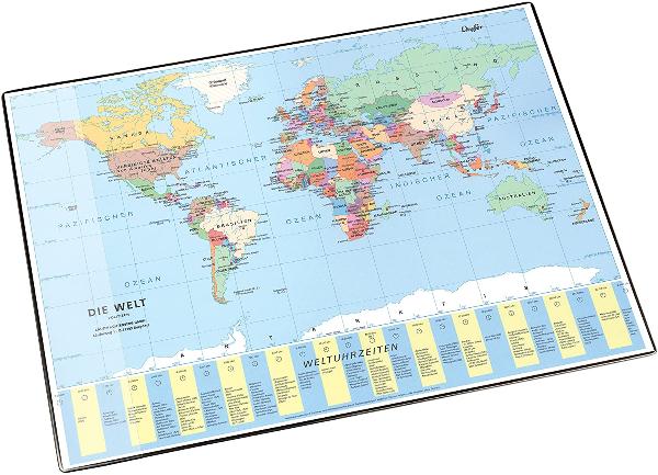 Läufer Schreibunterlage Welt politisch, 400 x 530 mm (EAN: 4006677453510)