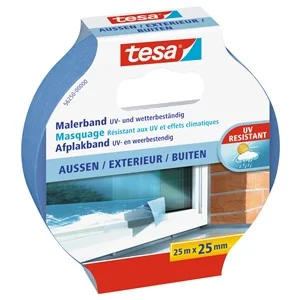 tesa Papierabdeckband PROFESSIONAL OUTDOOR, 25 mm x 25 m (EAN: 4042448149930)