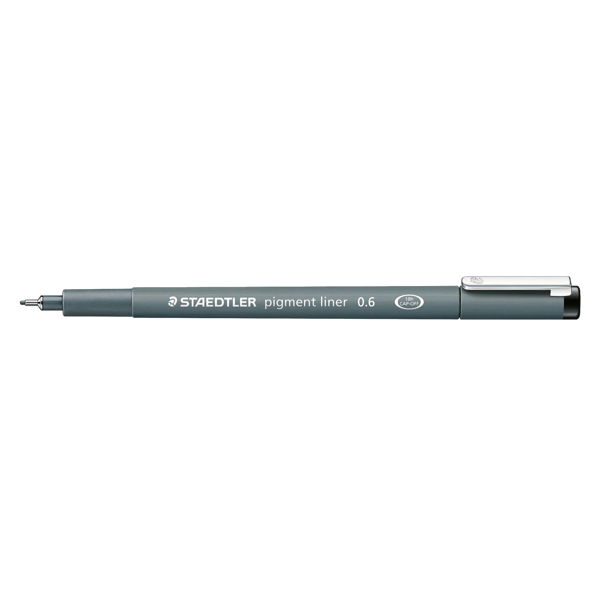 STAEDTLER Pigmentliner, schwarz, Strichstärke: 0,6 mm (EAN: 4007817308363)