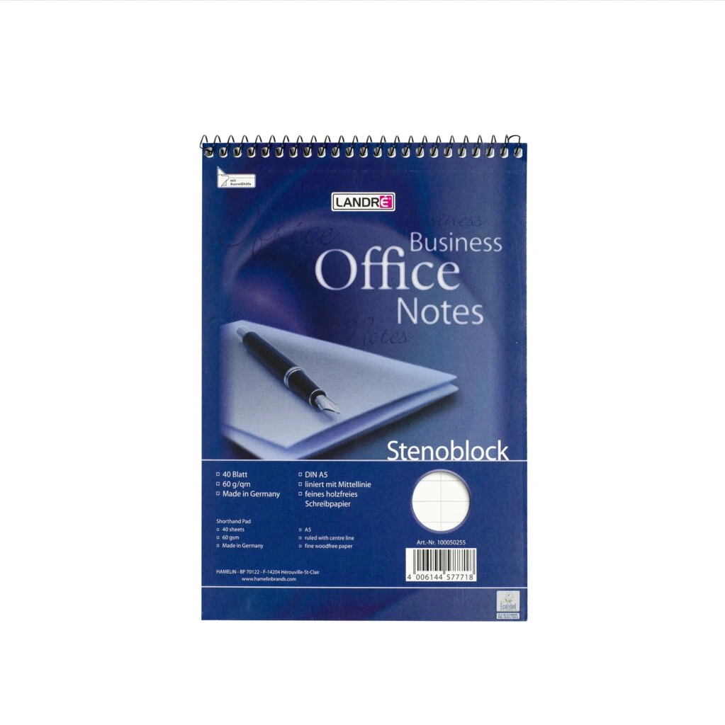 herlitz Stenoblock "Business Office Notes" A5, 40 Blatt (EAN: 4006144577718)