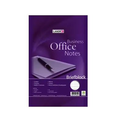 herlitz Briefblock "Business Office Notes", DIN A4, rautiert (EAN: 4006144584907)