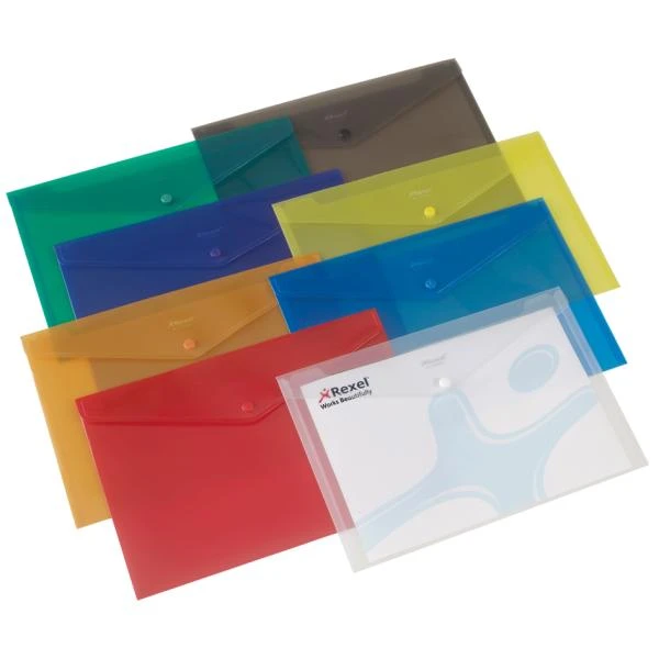 Rexel Dokumententasche Folder, DIN A4, farbig sortiert (EAN: 5028252030472)