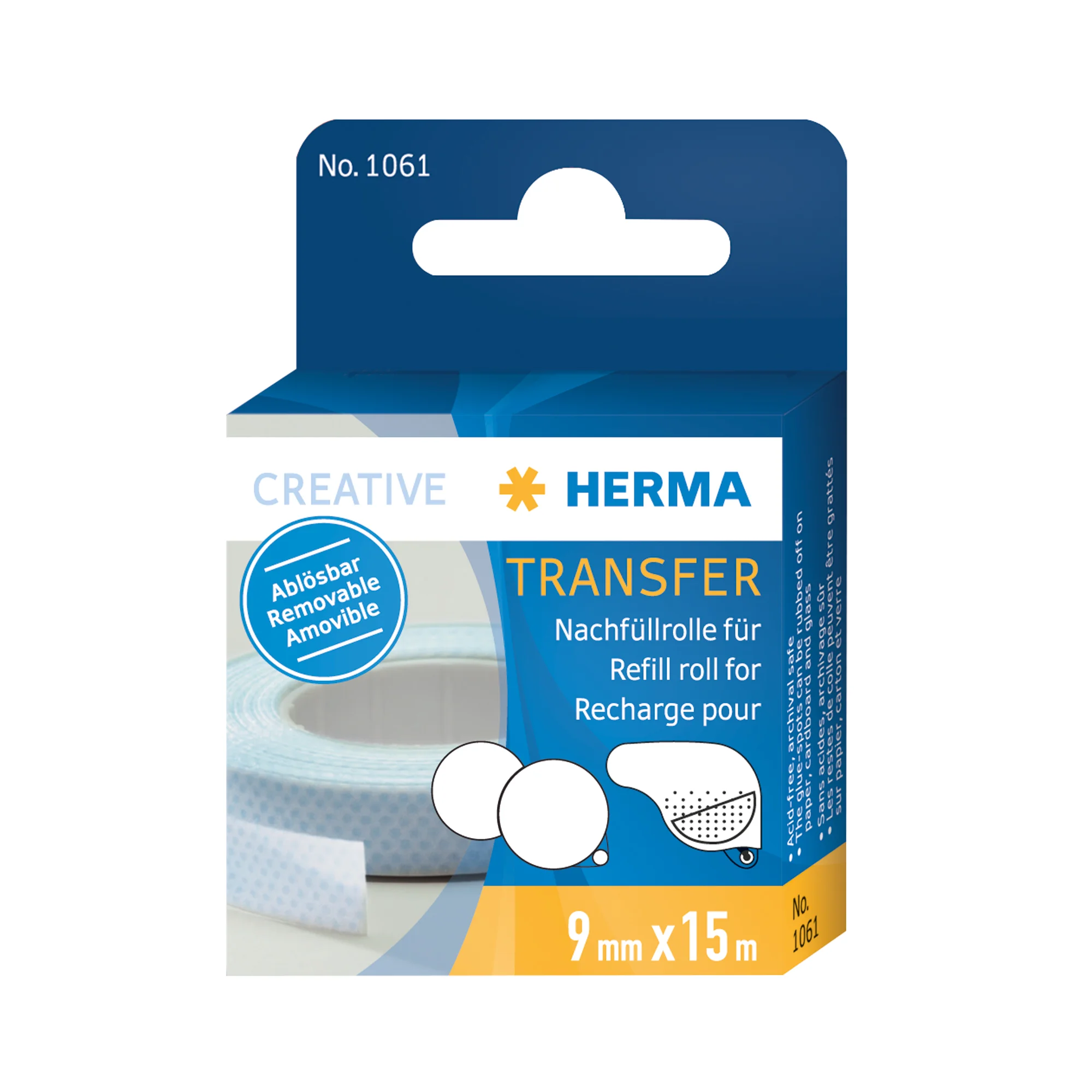 HERMA Nachfüllrolle für Transfer Kleberoller, ablösbar (EAN: 4008705010610)