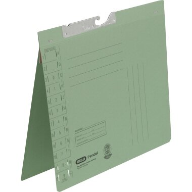 ELBA Pendelhefter, DIN A4, Manilakarton, 320 g/qm, grün (EAN: 4002030901223)