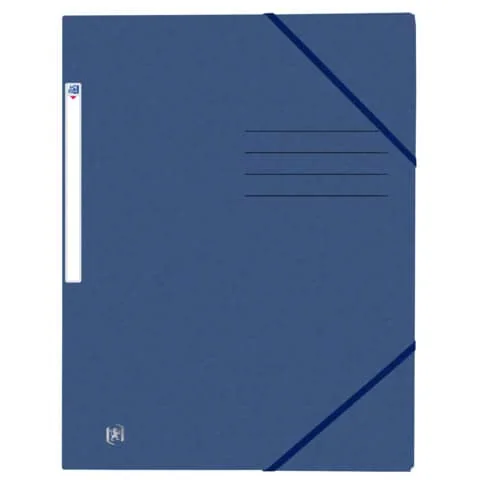 Oxford Eckspannermappe Top File+, DIN A4, dunkelblau (EAN: 3045050410352)