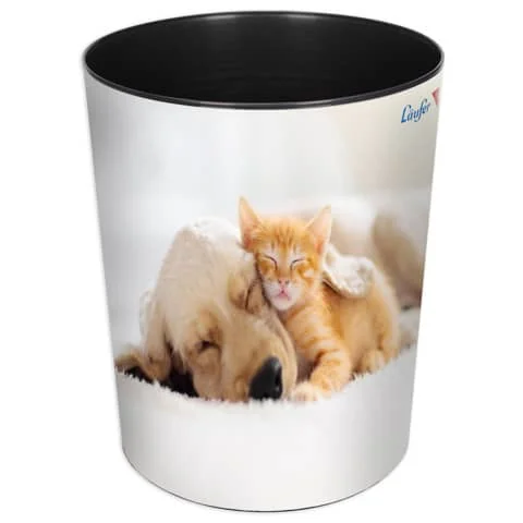 Läufer Papierkorb Hund und Katze (EAN: 4006677266677)