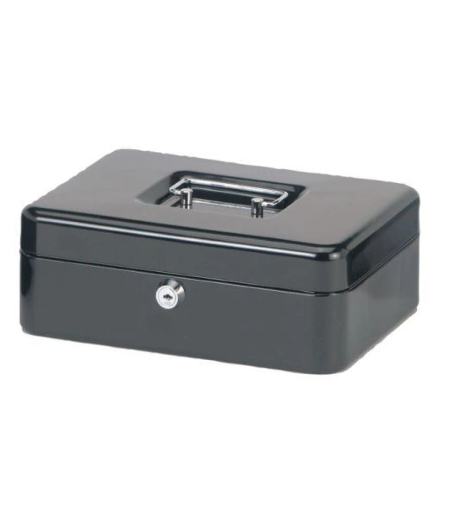 MAUL Geldkassette, schwarz, Maße: (B)250 x (T)191 x (H)90 mm (EAN: 4002390004893)