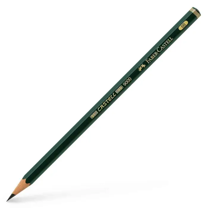 FABER-CASTELL Bleistift CASTELL 9000, Härtegrad: 6B (EAN: 4005401190066)