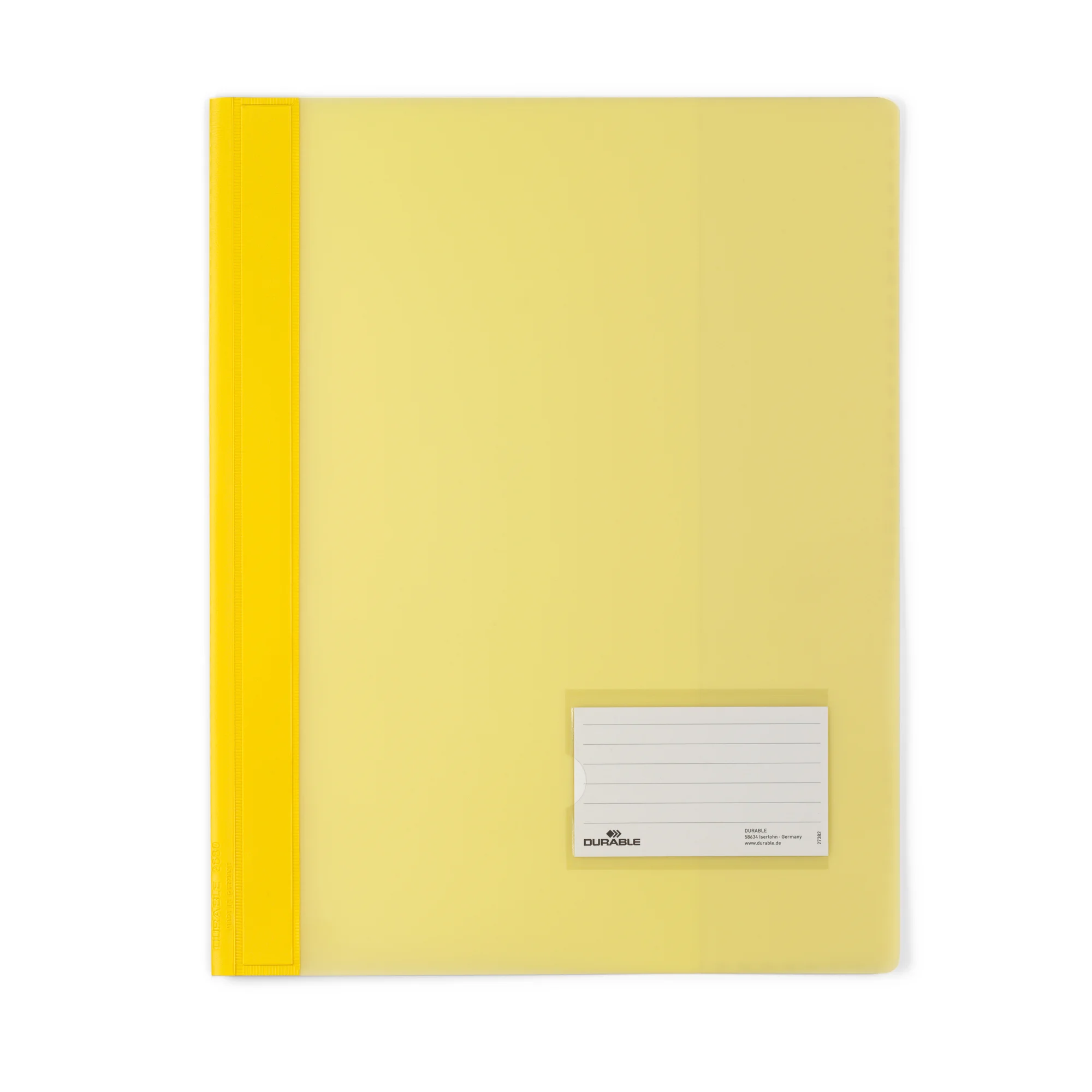 DURABLE Schnellhefter DURALUX, DIN A4, gelb-transluzent (EAN: 4005546201627)