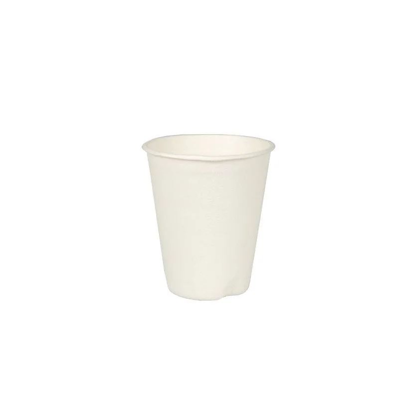 PAPSTAR Zuckerrohr-Trinkbecher "pure", 0,2 l, weiß, 40er (EAN: 4002911763445)