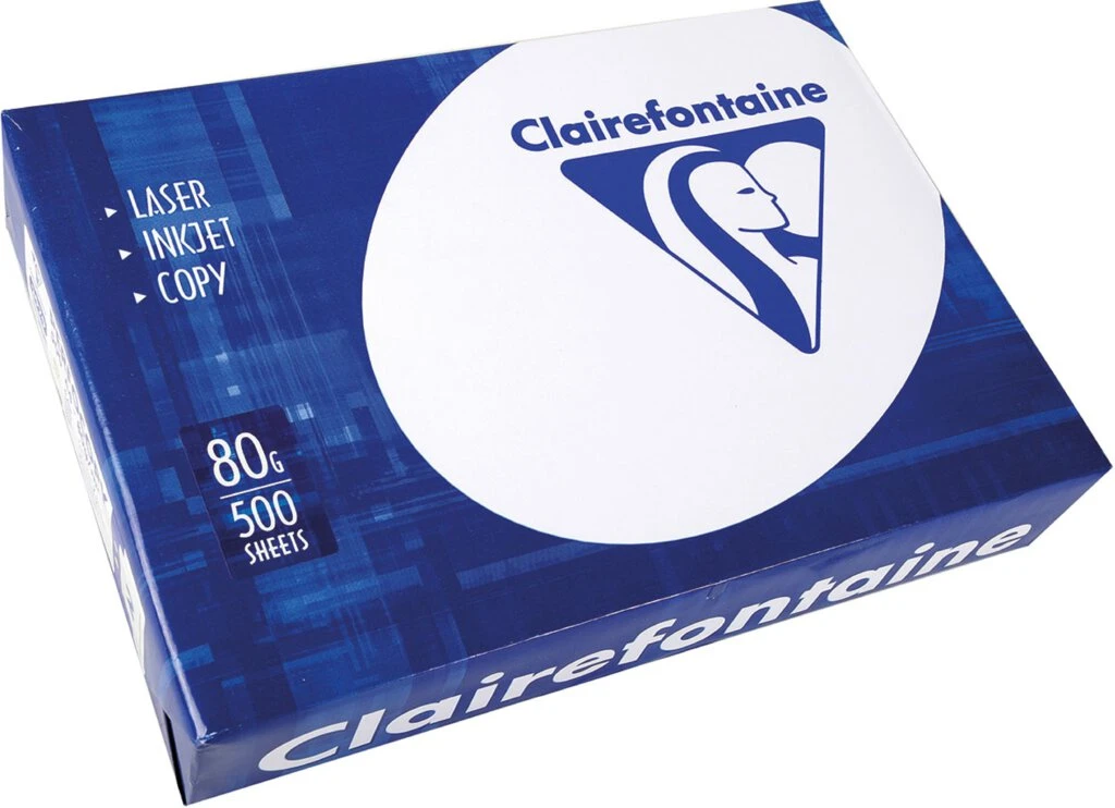 Clairefontaine Multifunktionspapier, DIN A4, 2-fach gelocht (EAN: 3329680297904)