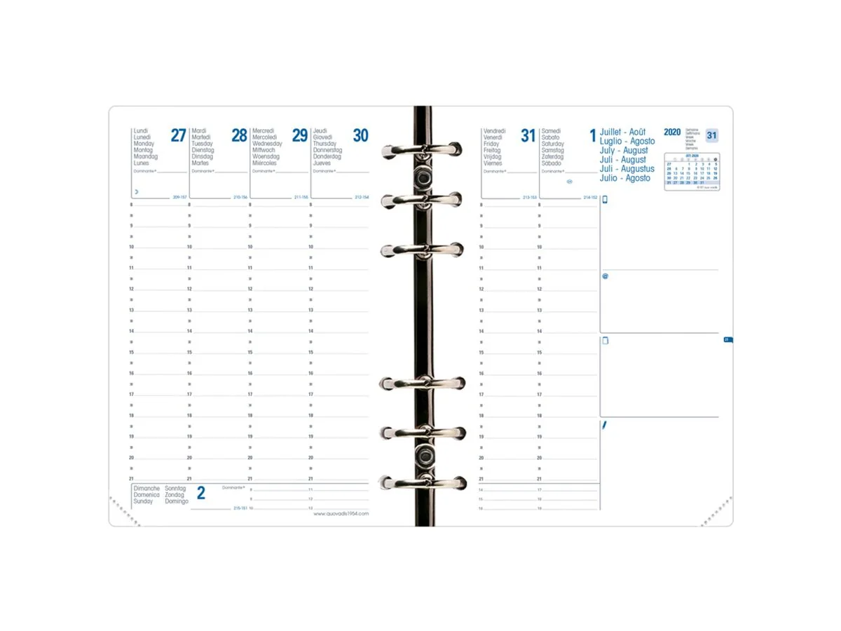 QUO VADIS Nachfüllpackung für Compactimer ML, 2026/2027, 17 Monate (EAN: 3371010307814)