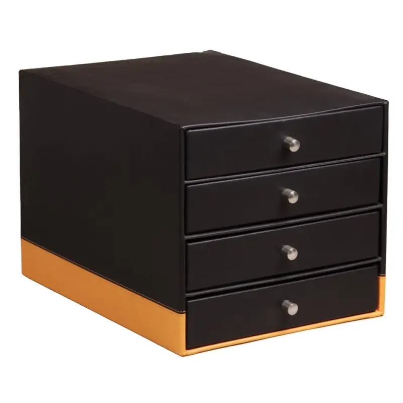 RHODIA Schubladenbox RHODIARAMA, 4 Schübe, schwarz (EAN: 3037921188668)