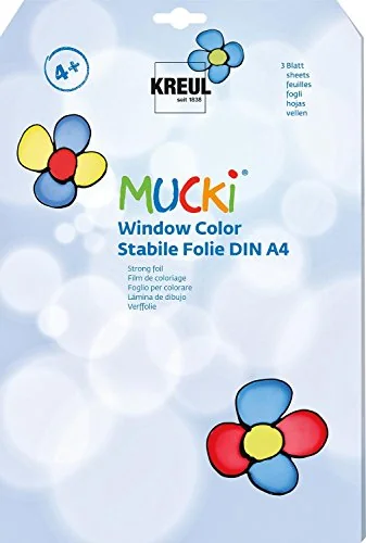 KREUL Spezialfolie für Window Color MUCKI, DIN A4, glasklar (EAN: 4000798427962)