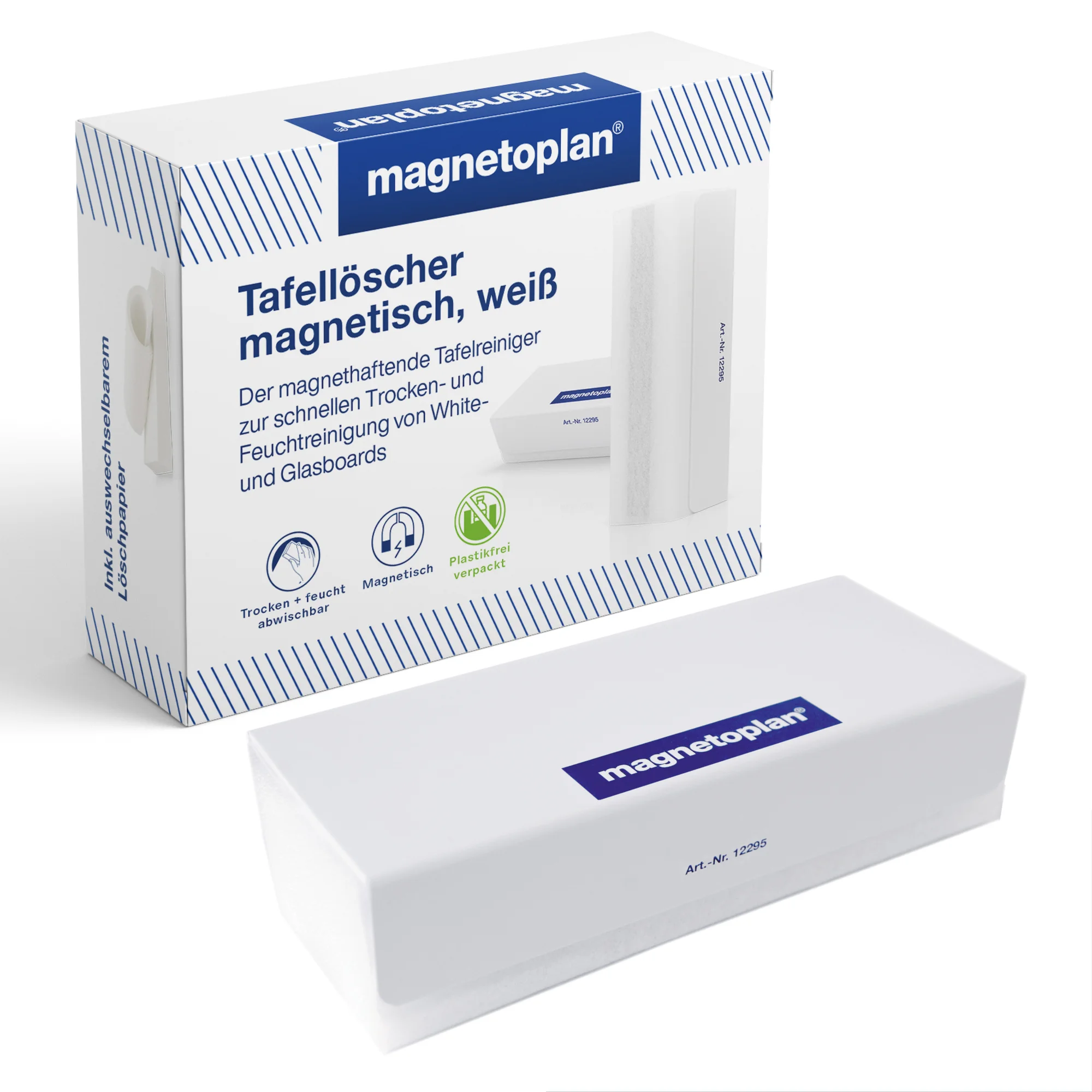 magnetoplan Tafellöscher magnetisch, weiß (EAN: 4013695002781)