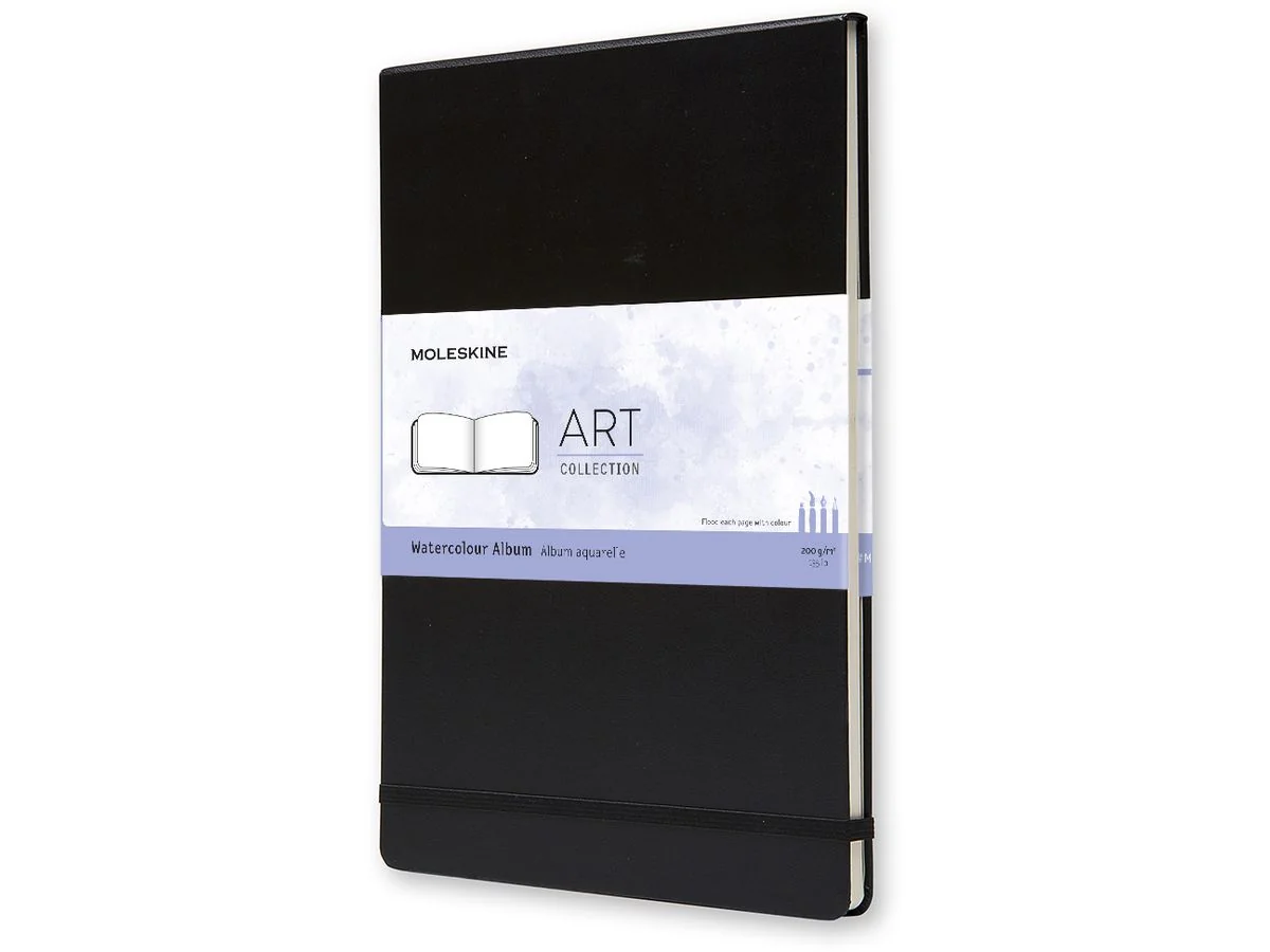 MOLESKINE Aquarellalbum, XL, 200g/qm, Hardcover, schwarz (EAN: 9788862931946)