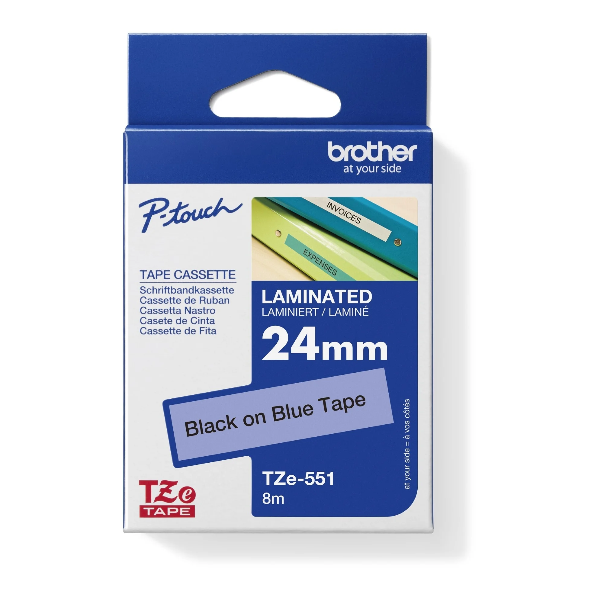 brother TZe-Tape TZe-551 Schriftbandkassette,Bandbreite:24mm (EAN: 4977766686532)