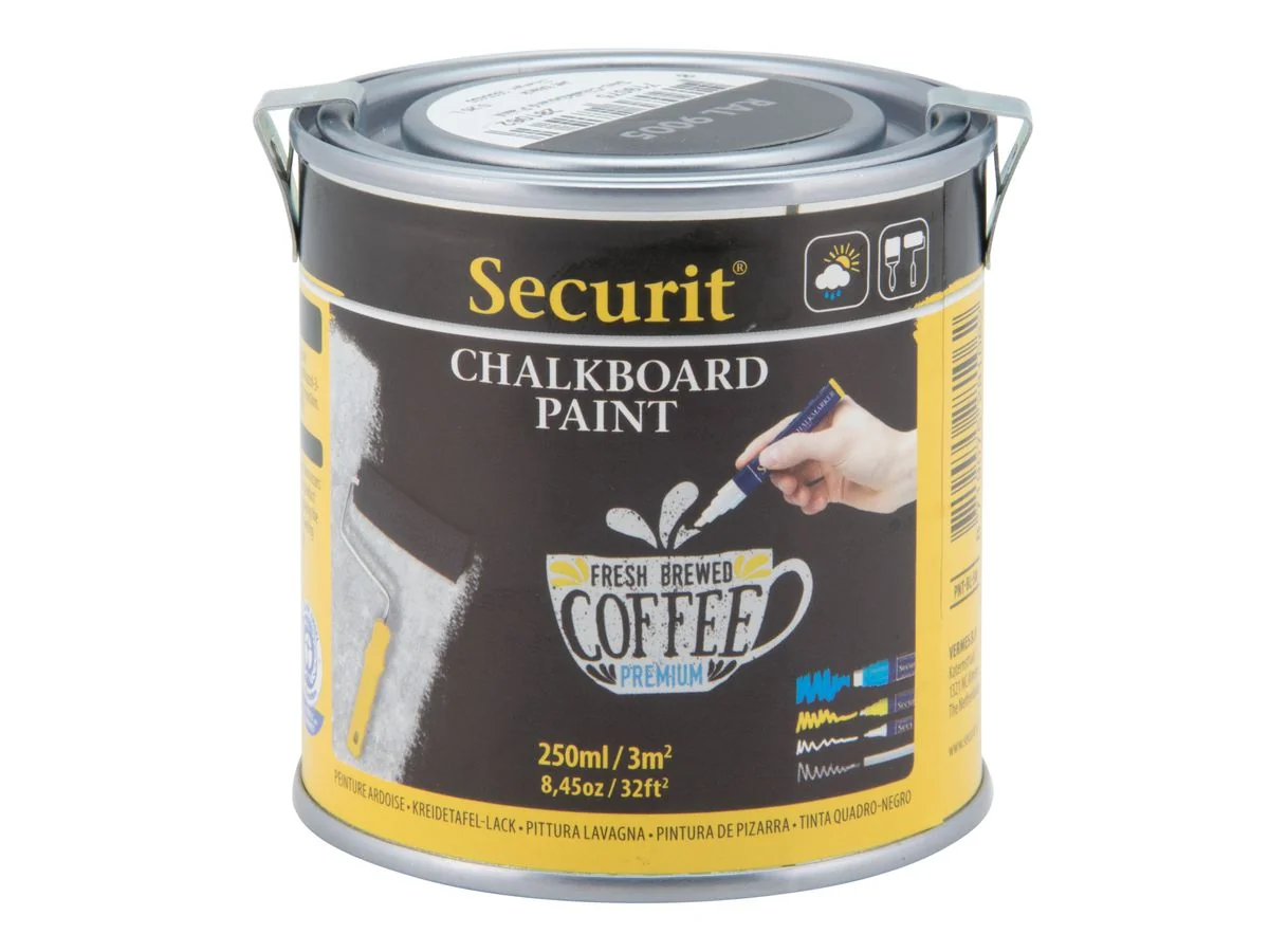 Securit Tafellack PAINT, schwarz, 250 ml (EAN: 8719075281062)