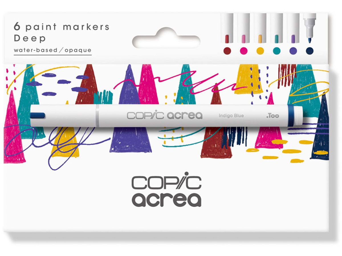 COPIC Marker acrea "Deep", 6er Set (EAN: 4511338064689)