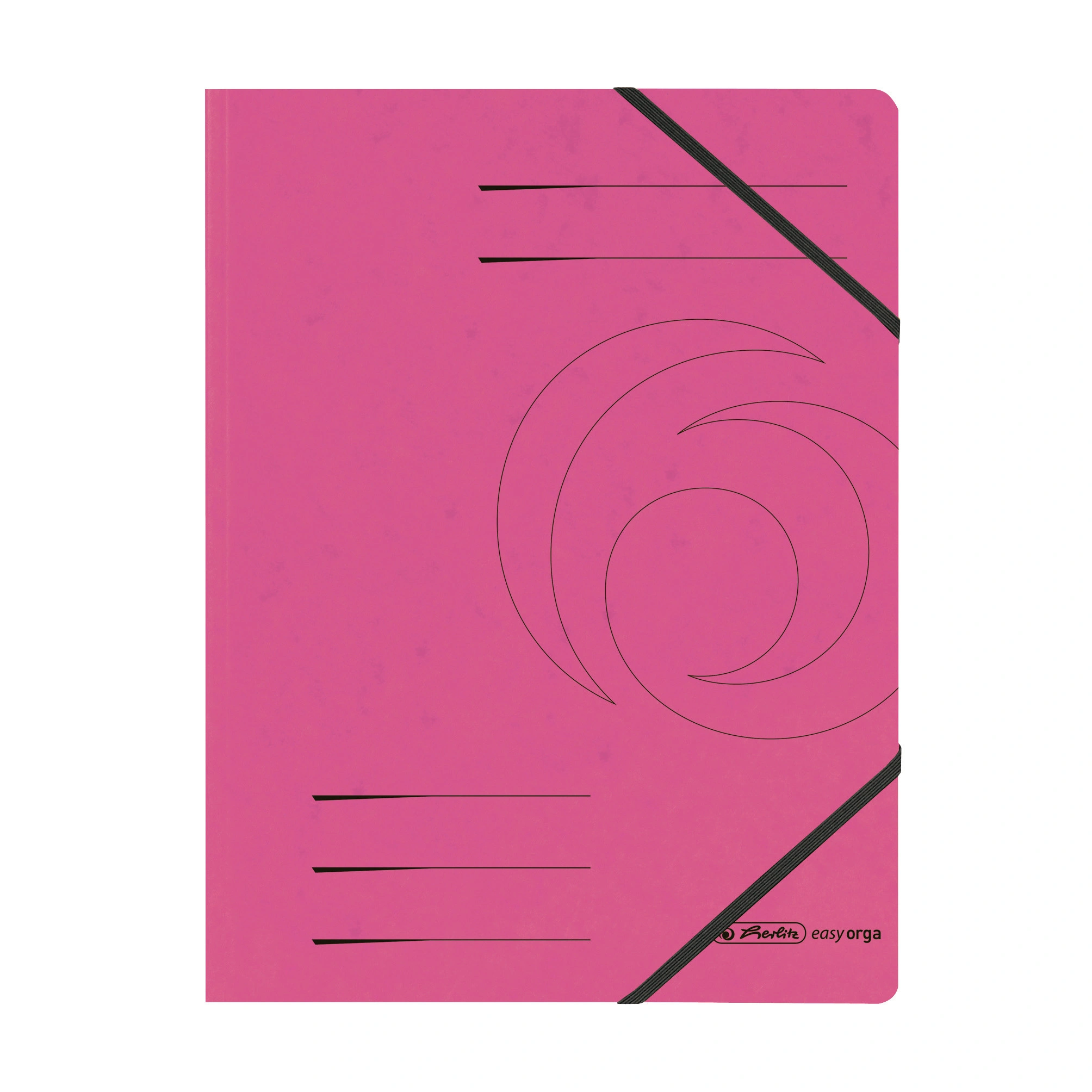 herlitz Eckspannermappe easyorga, A4, Karton, fuchsia (EAN: 4008110414775)
