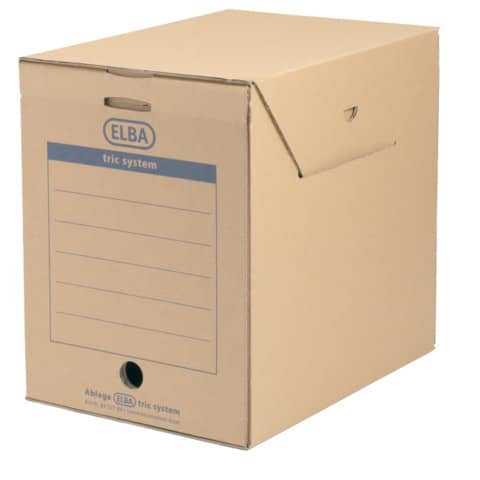 ELBA Archiv-Schachtel maxi tric System, naturbraun (EAN: 4002030120792)