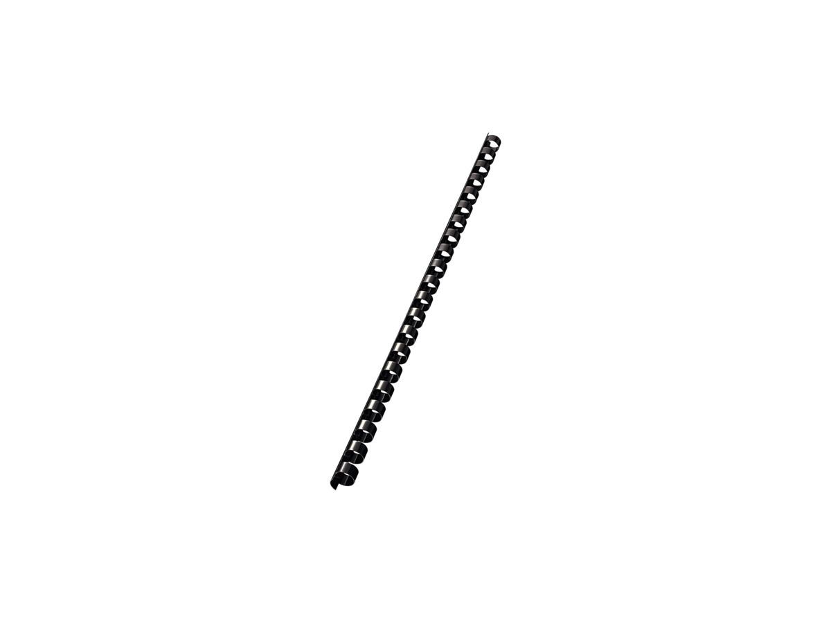 LEITZ Plastikbinderücken, DIN A4, 21 Ringe, 10 mm, schwarz (EAN: 5411313350426)