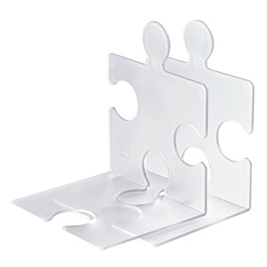 HAN Buchstütze PUZZLE, 2er Set, klar-transluzent (EAN: 4012473921214)