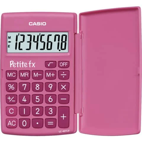 CASIO Taschenrechner LC-401 LV-PK "Petite fx", pink (EAN: 4549526612329)